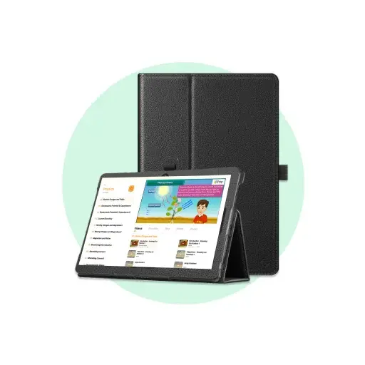 Educational learning tablets with offline digital content for K12 in hindi, english and other local languages