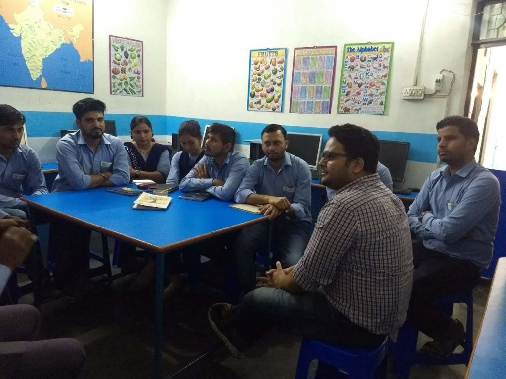 interacted with a bunch of teachers
