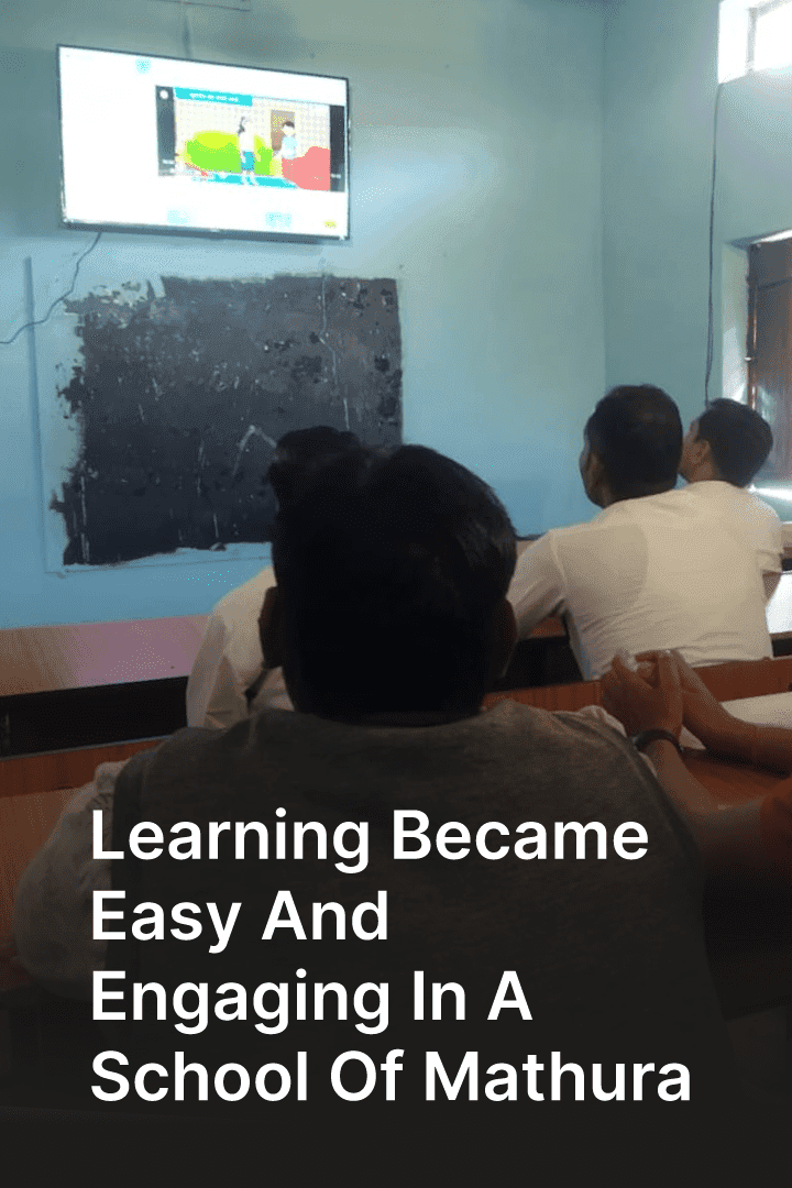 Digitalizing Rural Education With iPrep digital classroom - Smart Class in Mathura