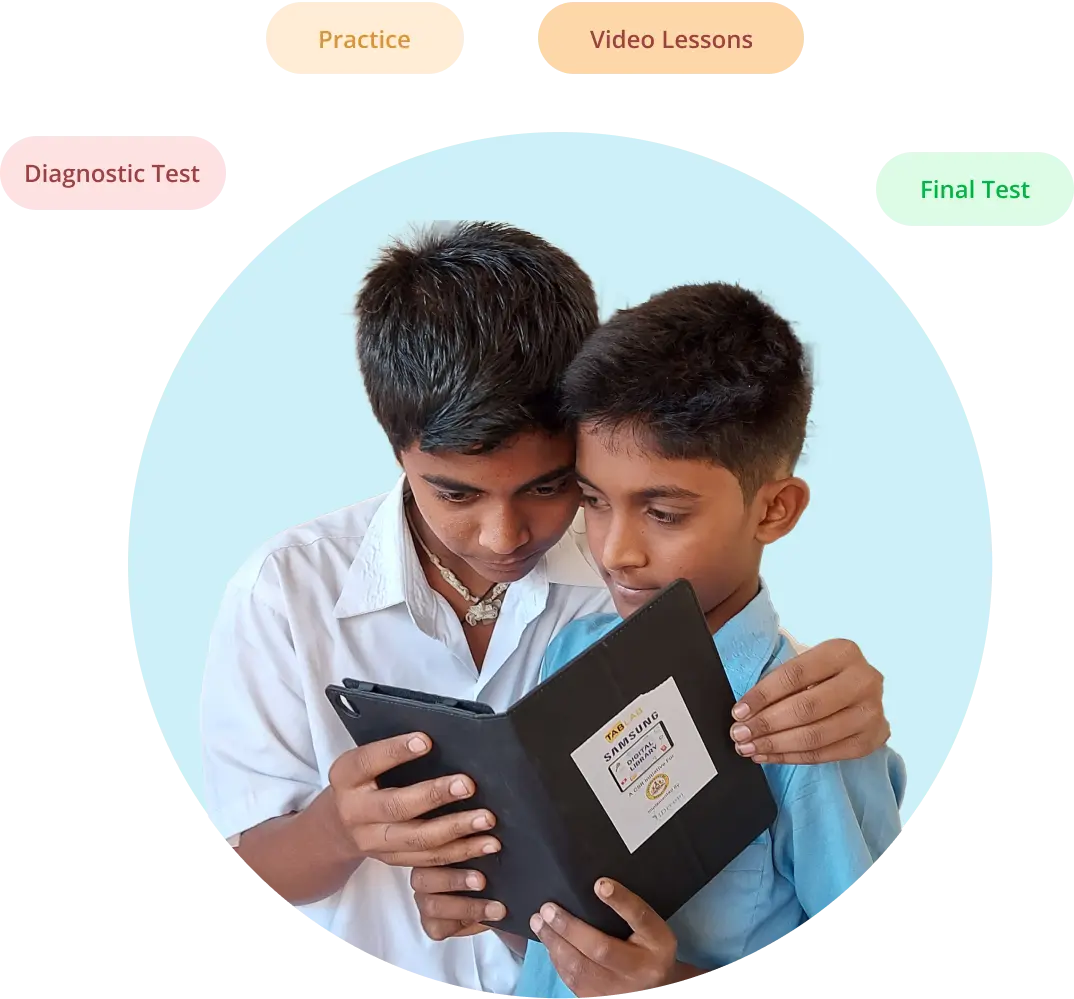 Diagnostic test in personalised adaptive learning pal App by iDream Education