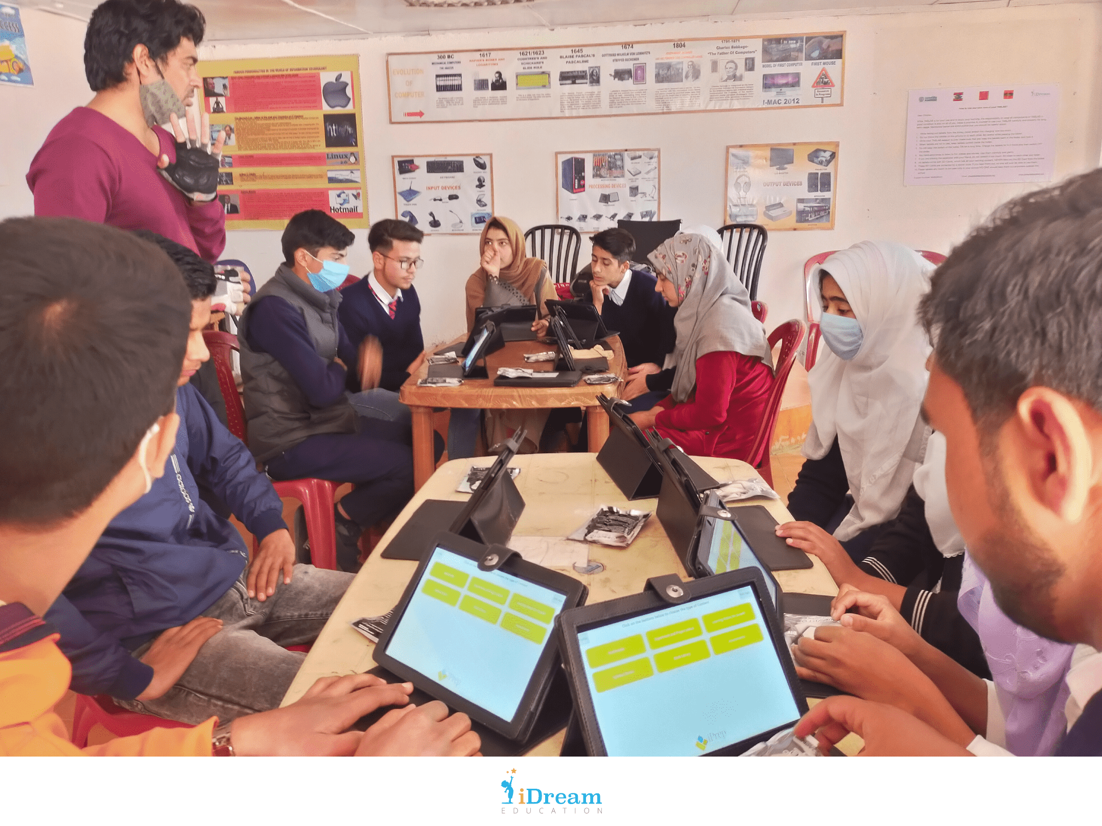 Digital Education in Army Goodwill Schools Kashmir by iDream Education