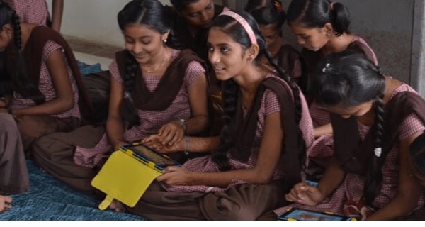 Tablets for government schools in Jamnagar, Gujarat