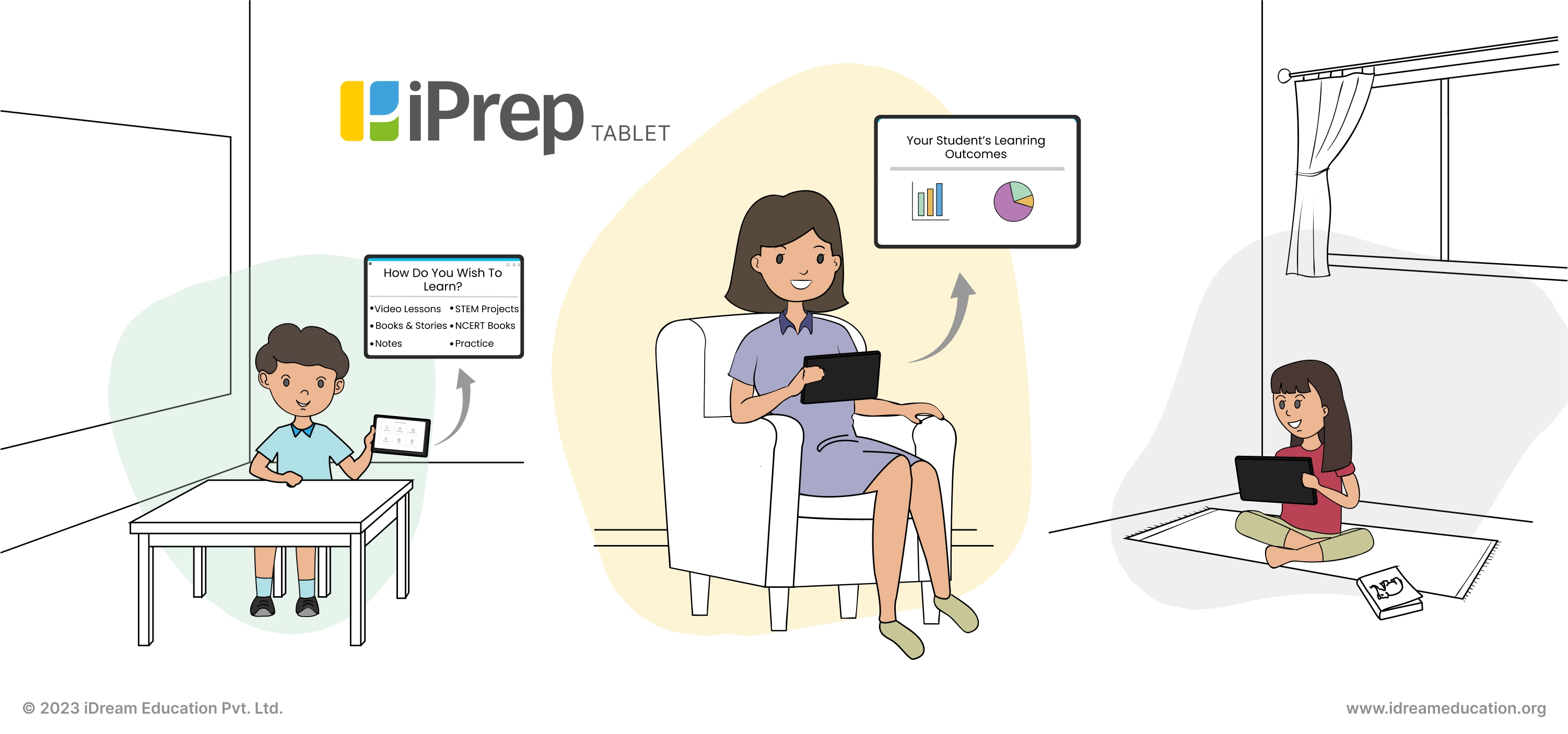 iPrep Educational Tablets For Digital Learning CSR Projects