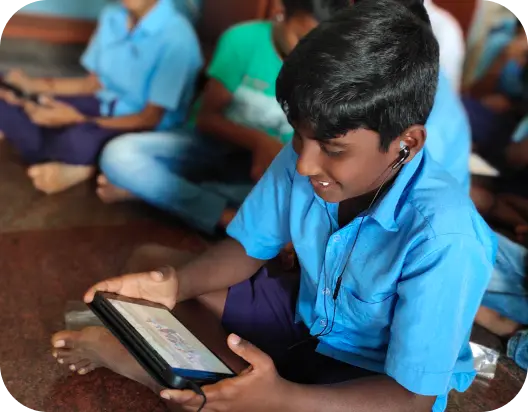 A portrayal of Personalized Learning Tablets by iDream Education, providing tailored education solutions with iPrep Tablets.