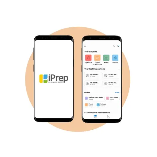 An image of iPrep App - The Ultimate Student Learning Super App for classes 1st to 12th all subjects, by the K-12 startup iDream Education