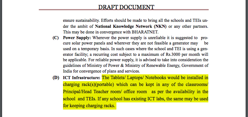 document to set us hardware and charging racks in ICT Infrastructure