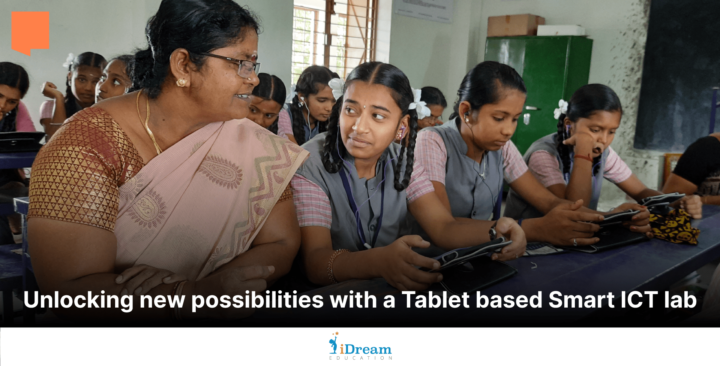 ICT lab, digital library with tablets in schools of India
