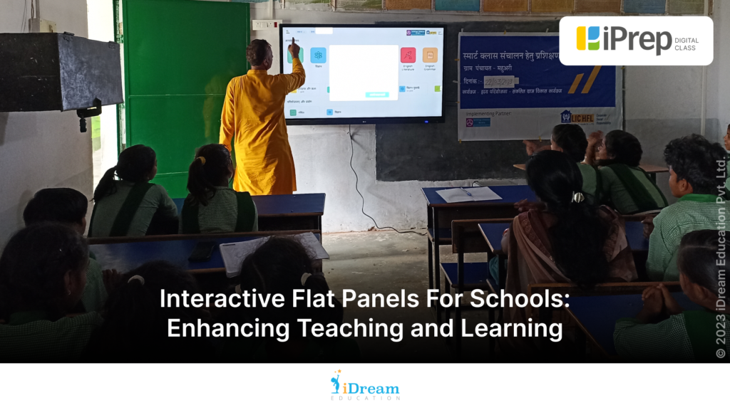 interactive flat panel for schools by idream education