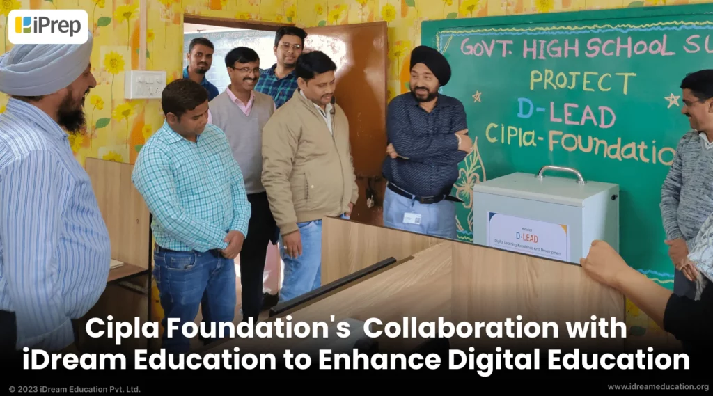 A visual from the Cipla Foundation's CSR Partnership With iDream Education to Enhance Digital Education