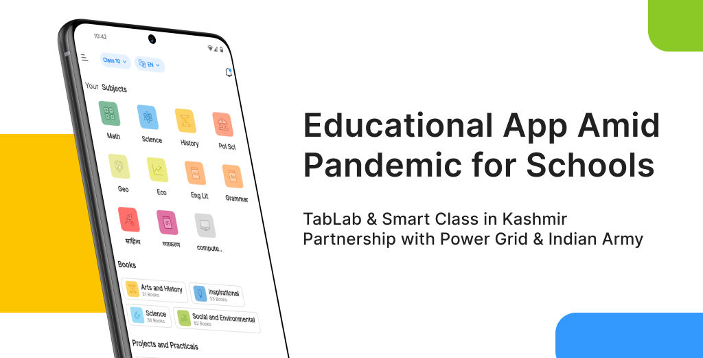 A visual representation of the iPrep App, a mobile learning app that helped students to continue their learning during the pandemic