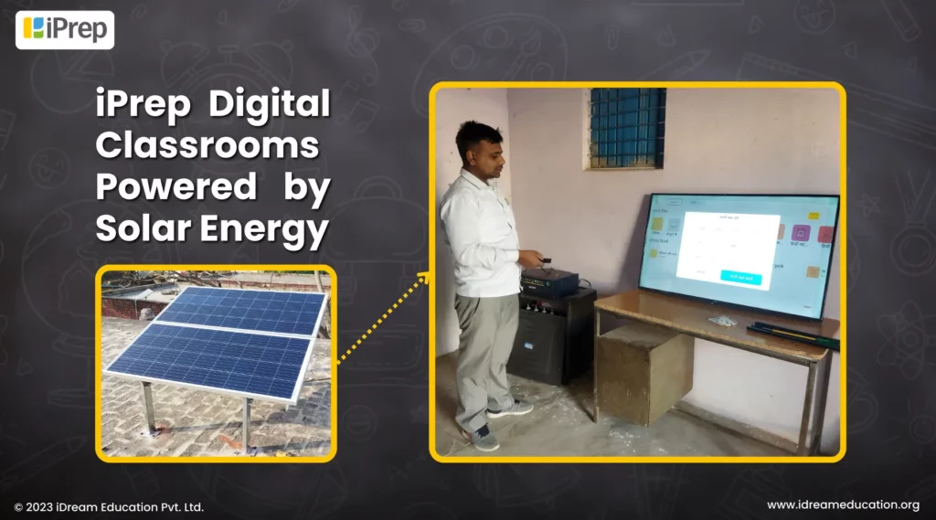 An image of iPrep Digital Classrooms being powered by Solar Energy