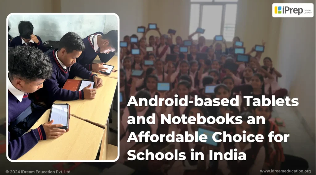 A visual representation of how android based tablets are an affordable choice for schools