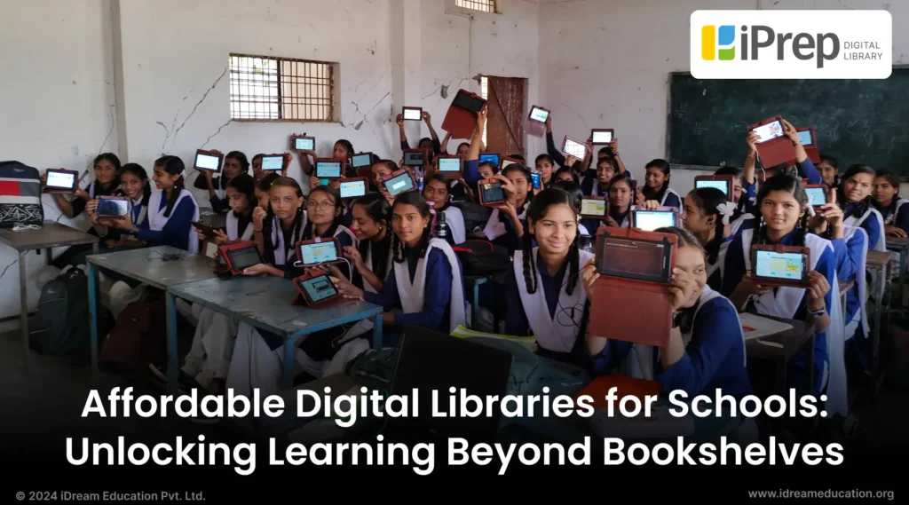 A visual representation of how affordable digital libraries can unlock learning in schools
