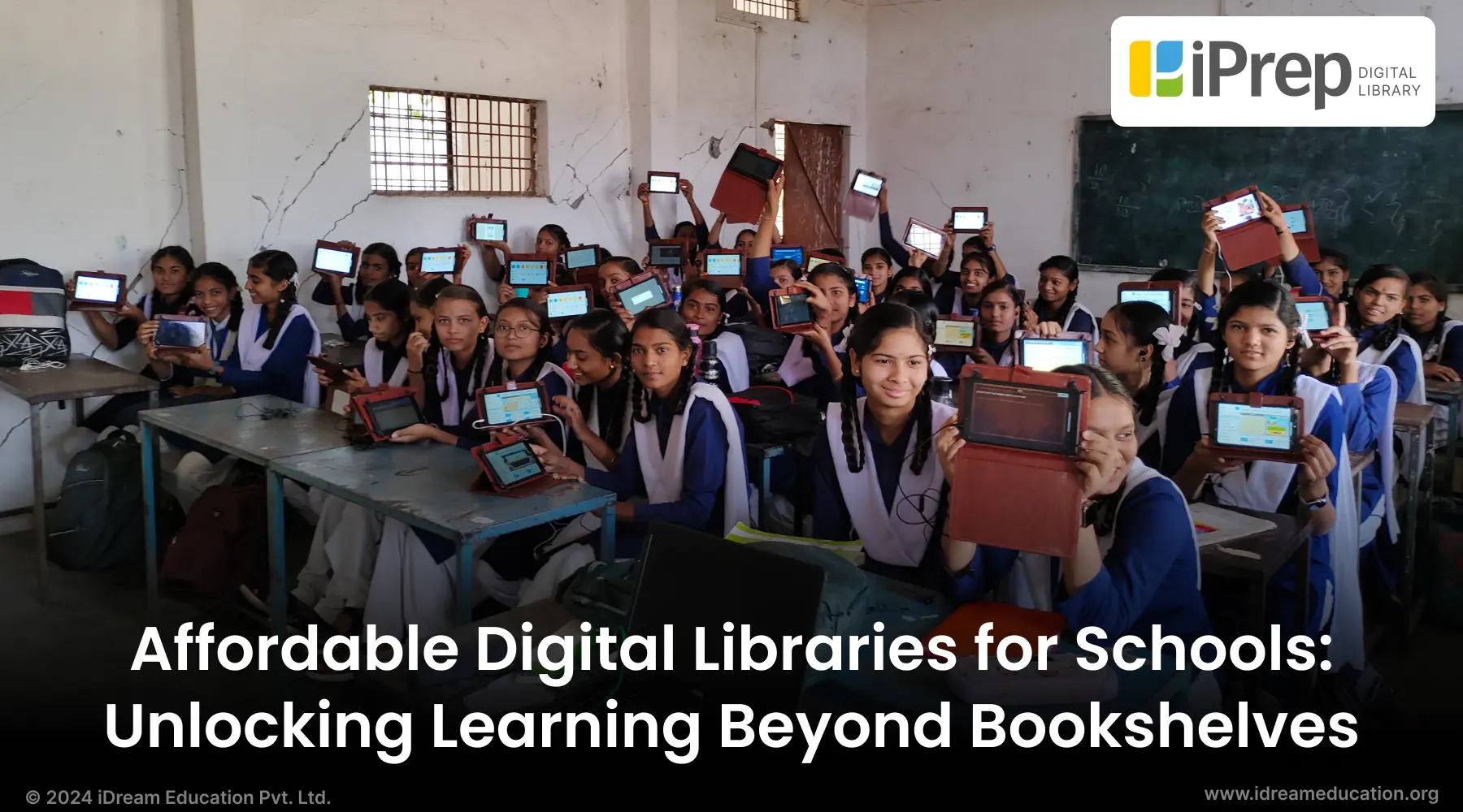 A visual representation of how affordable digital libraries can unlock learning in schools