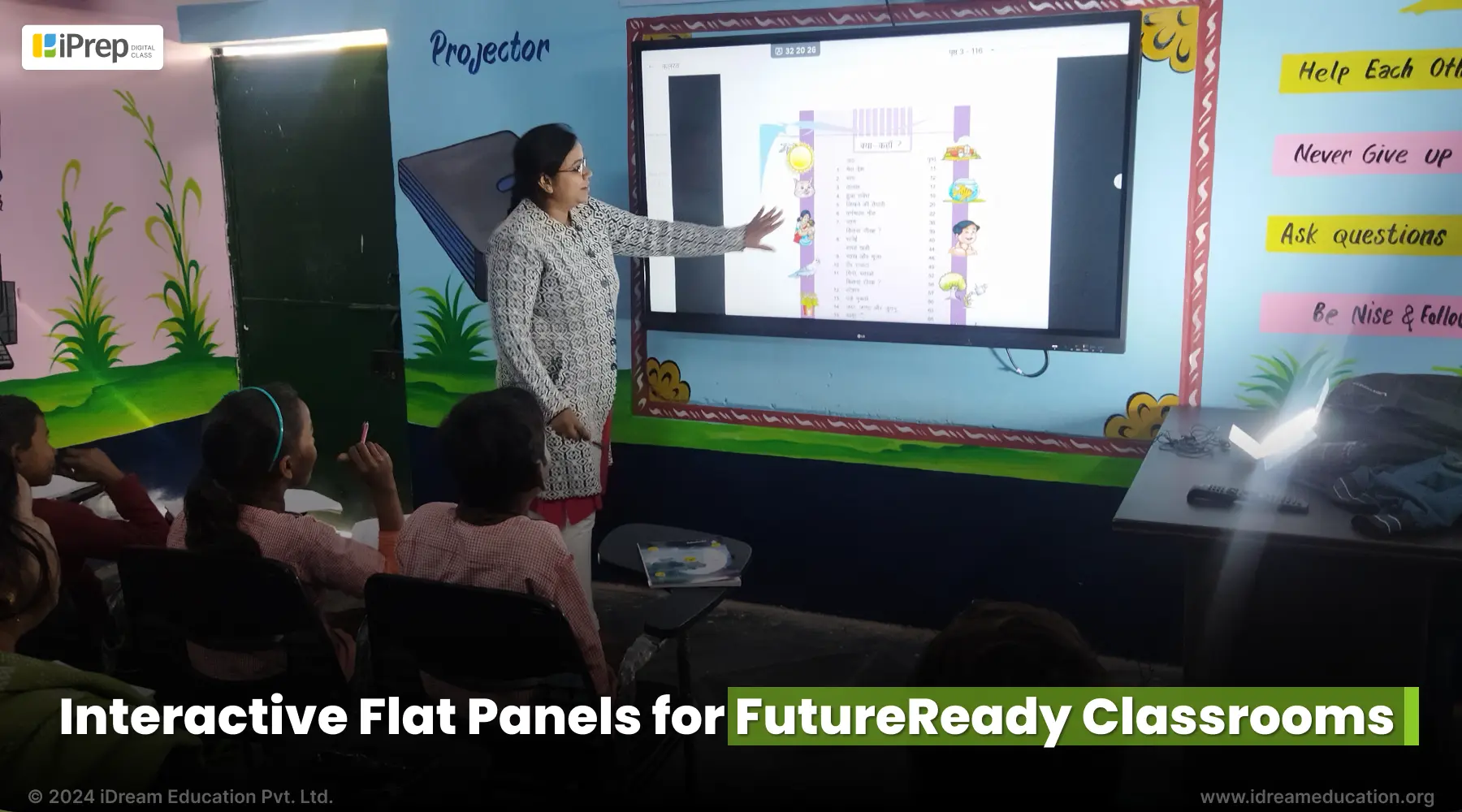 A visual representation of how interactive flat panels can make your classroom future-ready