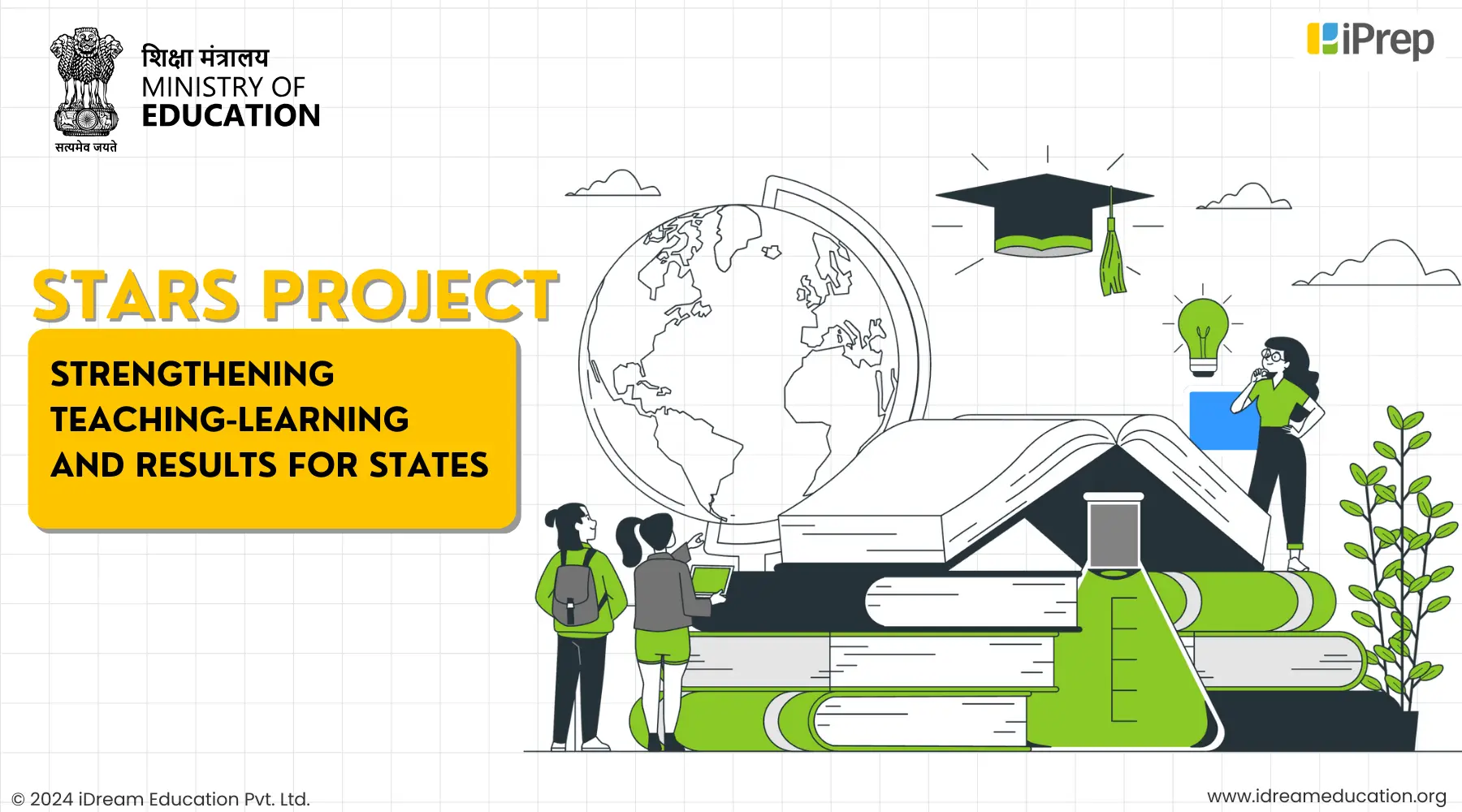 A visual representing the STARS project, an acronym of Strengthening Teaching-Learning and Results for States
