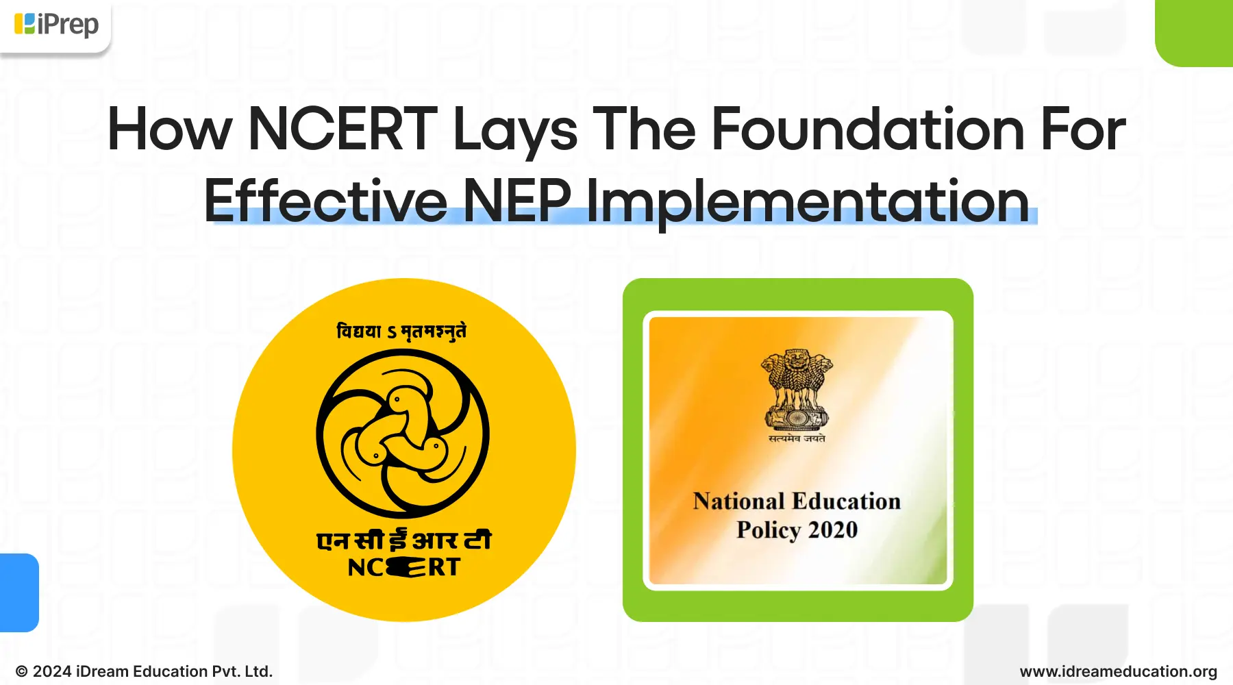 An image representing the alignment of NCERT and NEP showcasing how the NCERT lays the foundation of effective NEP Implementation