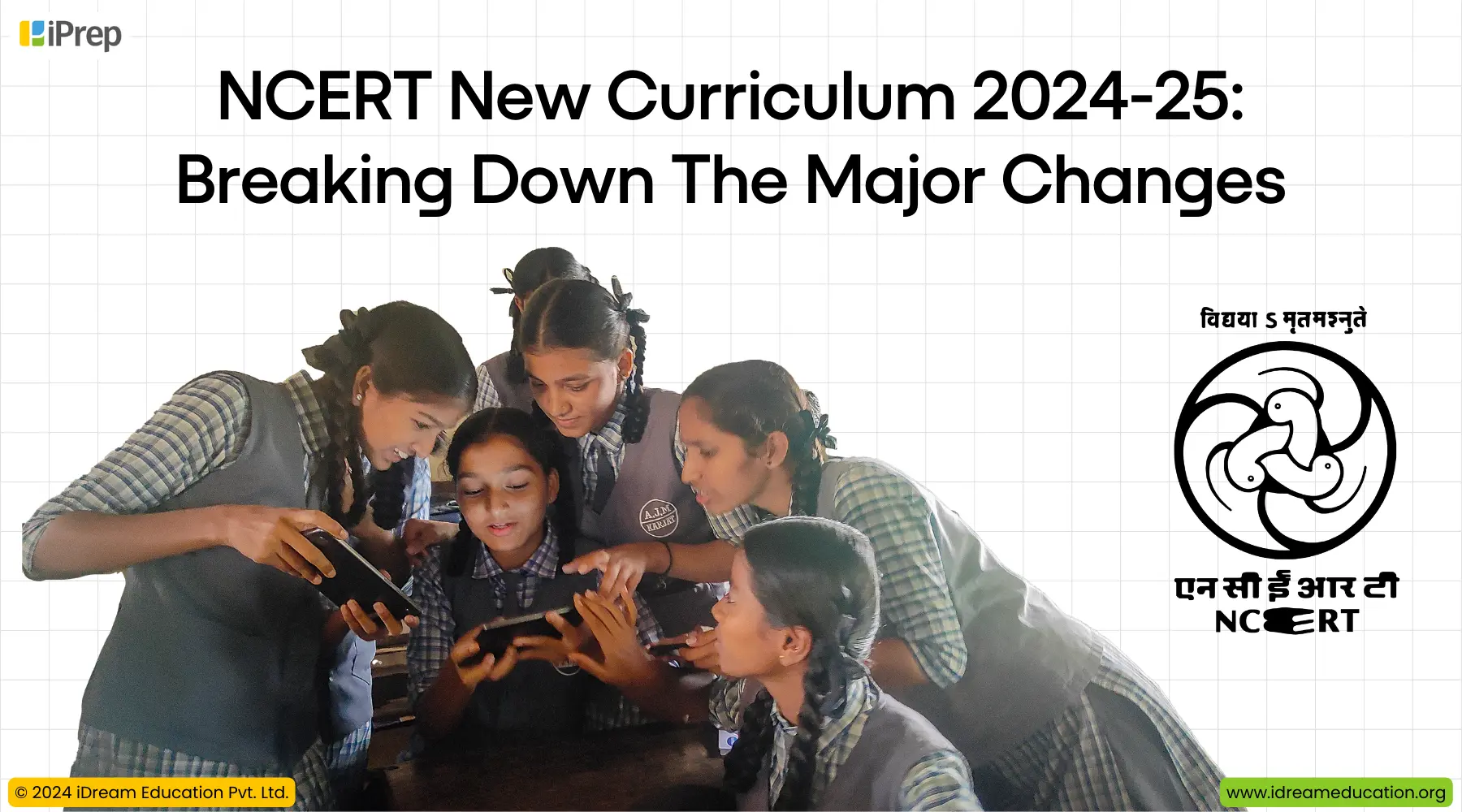 A visual representing NCERT new curriculum 2024-25 covering a breakdown of all major changes