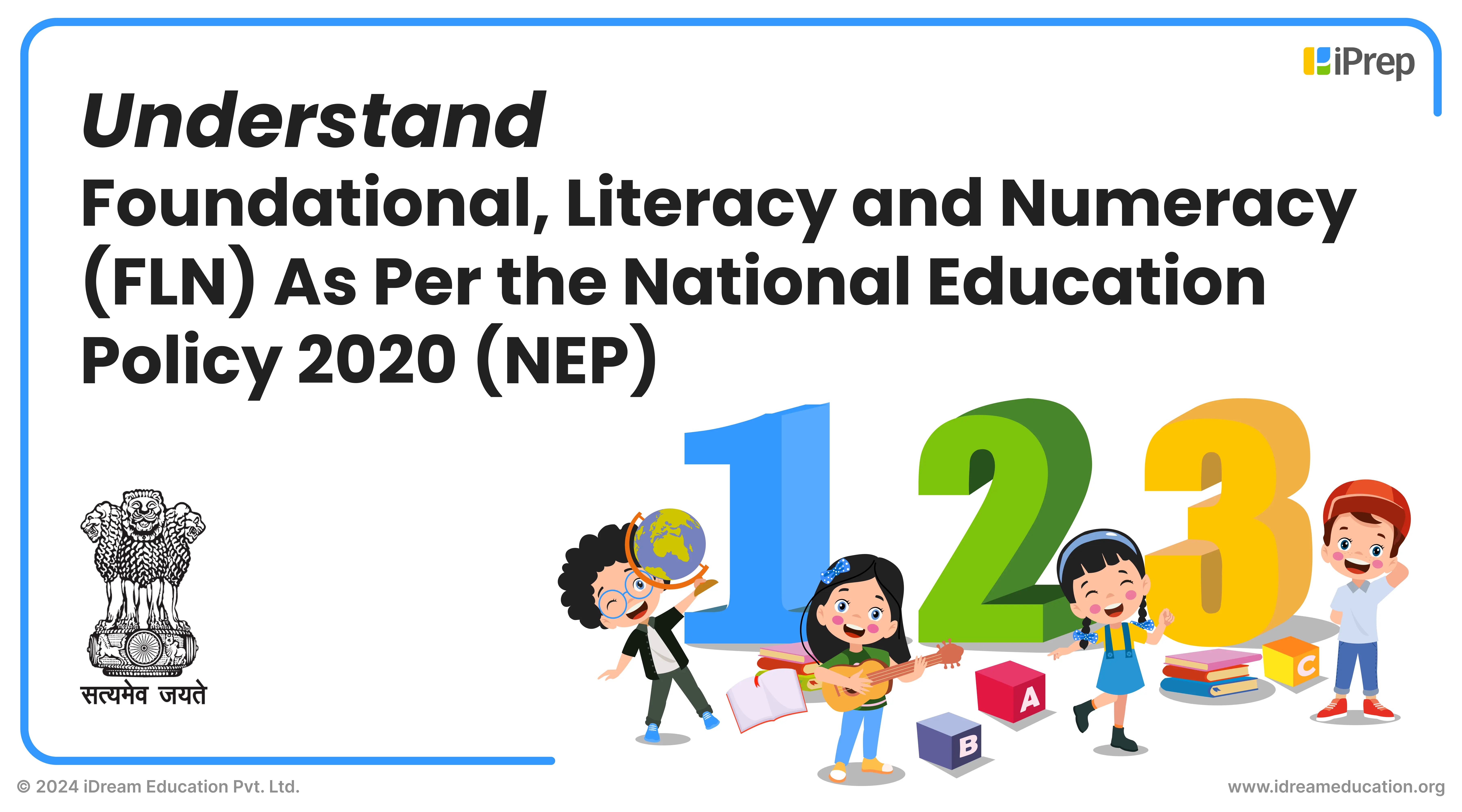 Cover image guiding you to the blog of foundational literacy and numeracy under NEP 2020