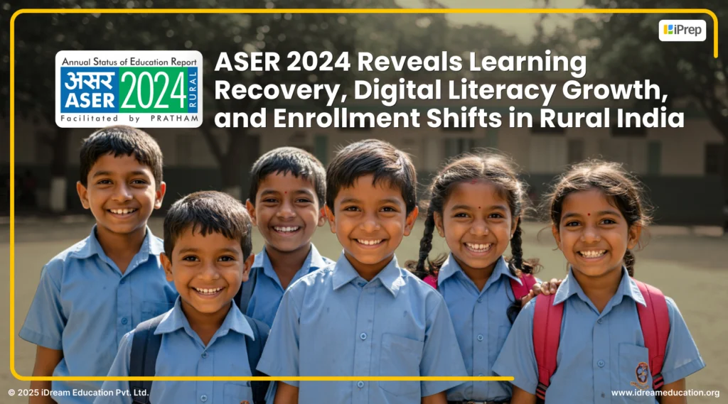 Cover image of the blog guiding you to key findings from ASER 2024, presented by iDream Education