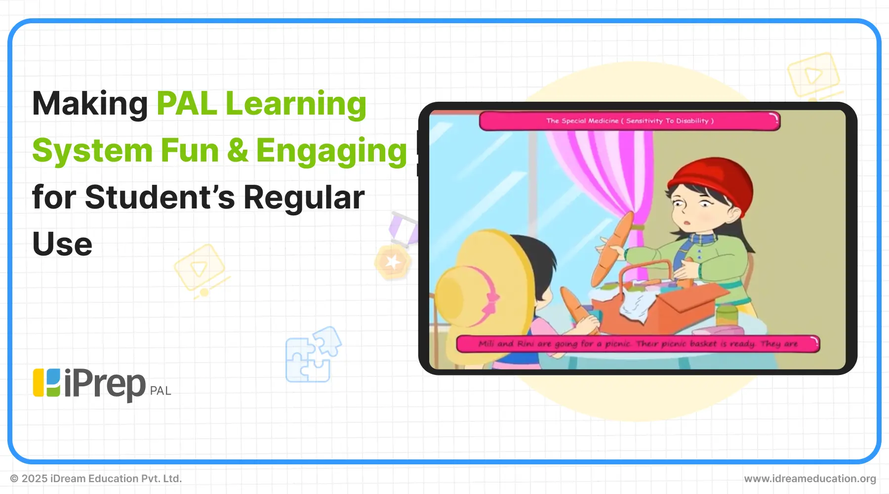 Cover image of the blog with Tablets displaying the Personalized Adaptive Learning (PAL) system with interactive educational content, designed to make learning fun and engaging while addressing students' learning gaps