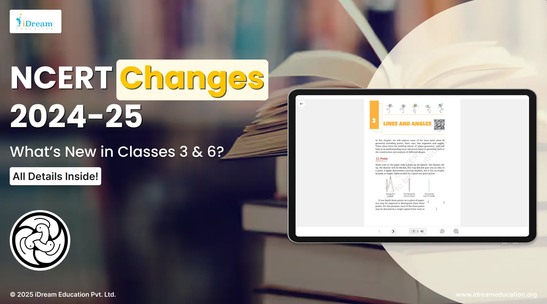Cover image for blog about NCERT changes for Class 3 and 6, highlighting key updates and where to access the revised materials