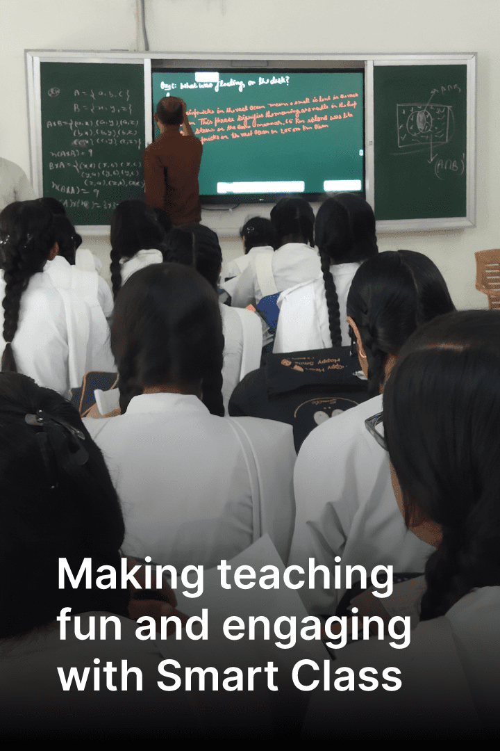 Digital classroom in schools of Noida, UP