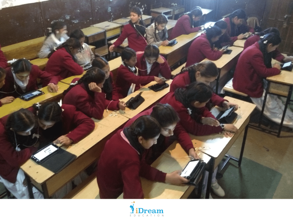 digital library with tablets in schools of Himachal for digital education