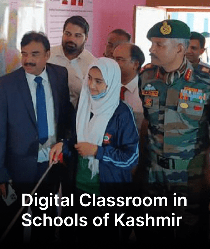 Projector-Based Smart Class for education in kashmir