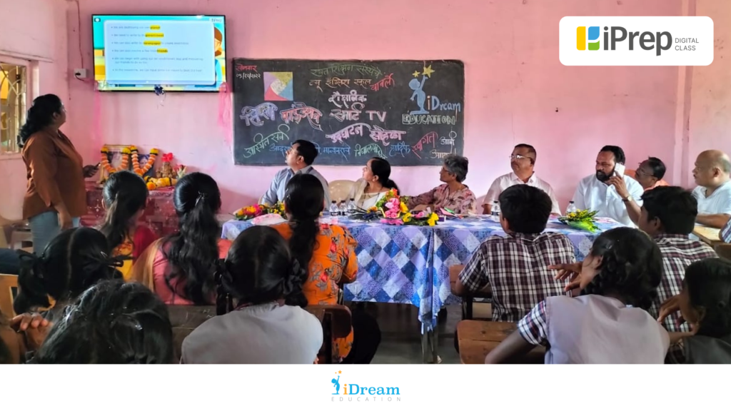 Smart Class Content in Marathi Board on iPrep