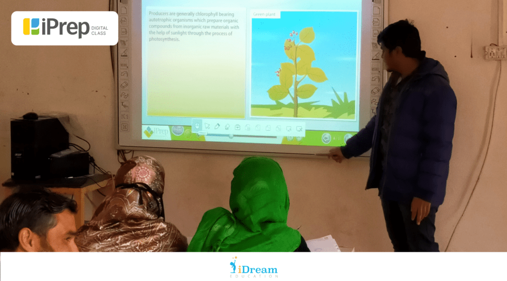 iPrep digital classroom for digital teaching for education in kashmir