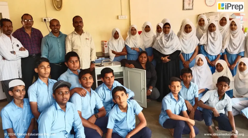 Image showcasing the implementation of digital libraries in government schools of Maharashtra by the iDream Education as part of the Cipla Foundation CSR education project