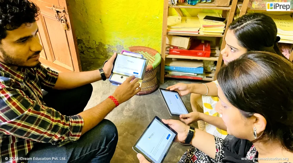 Teacher training on using iPrep, a learning platform on tablets enabled by iDream Education