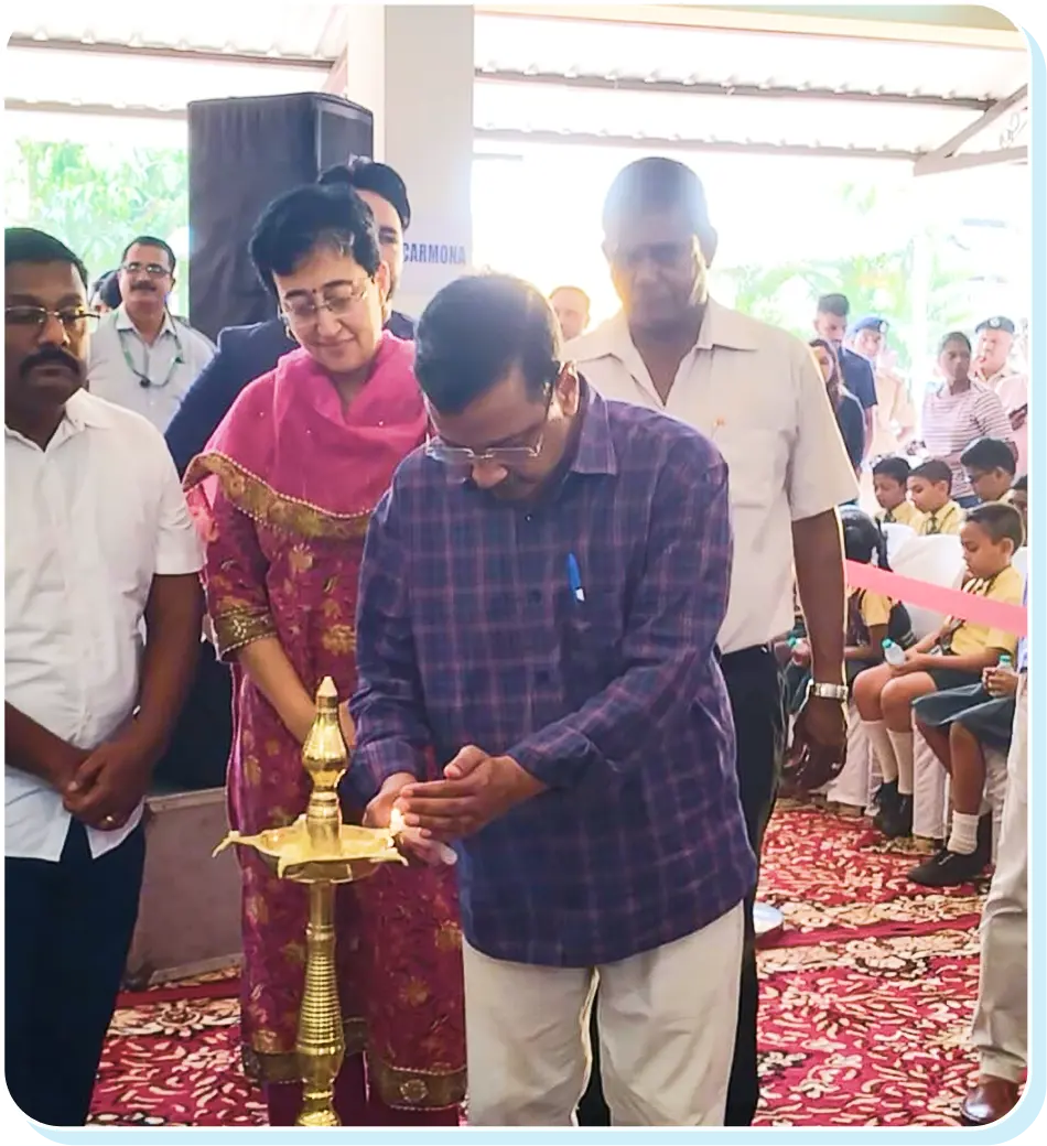 Venzy Viegas inaugurated the e-Library | e-Library for school students | iPrep e-Library APP MLA Venzy Viegas inaugurated the e-Library for school students of Benaulim, launched with solution partner iDream Education