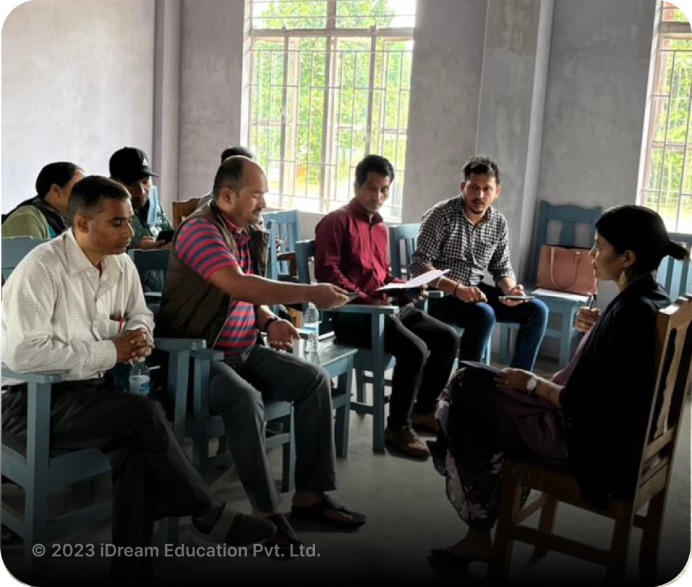 An image from the iDream Education team, a trusted smart class solution provider in India with in-depth smart class training and support
