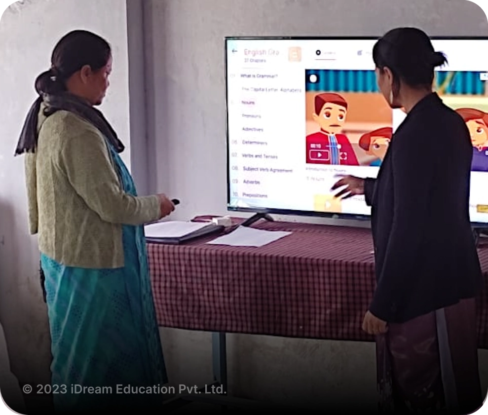 An image from the iDream Education team, a trusted smart class solution provider in India with in-depth smart class training and support