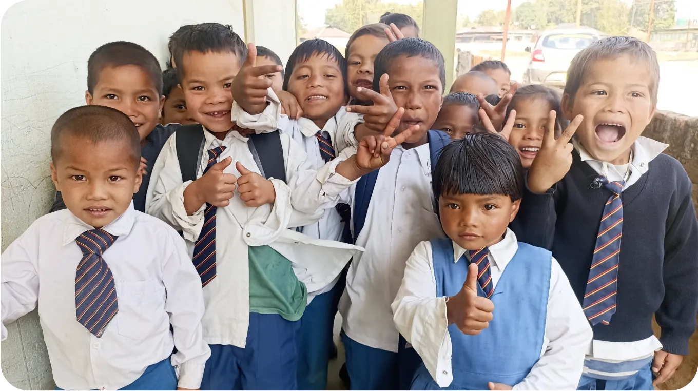 An Image guiding viewers to the story of implementing smart classrooms — a widely adopted digital learning solution in schools across East Jaintia Hills, Meghalaya