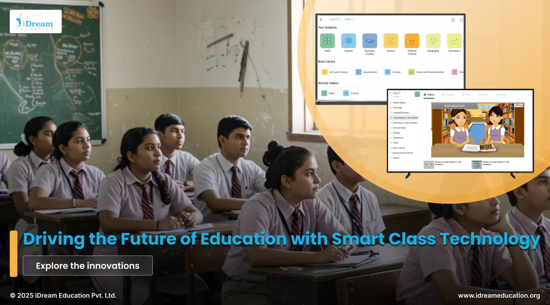 Smart classes for schools aligned with NEP 2020 education trends, driving the future of learning