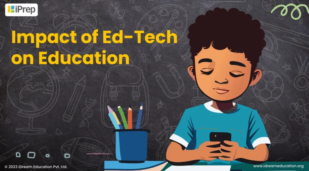 Students engaged in at-home learning through the iPrep Learning Platform, showcasing the positive impact of ed-tech on education.