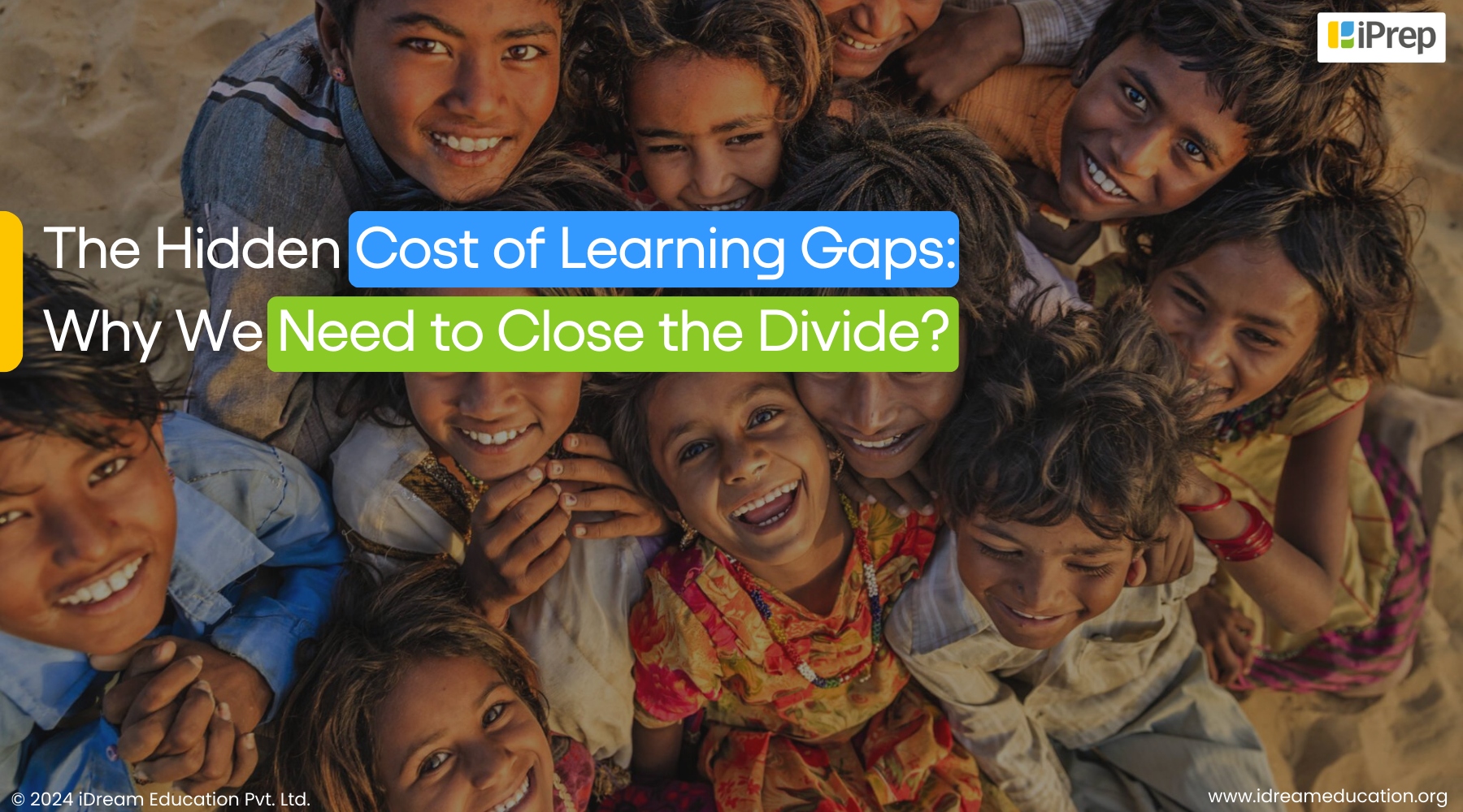 Image displaying the students who could have learning gaps and need of PAL Solution by iDream Education