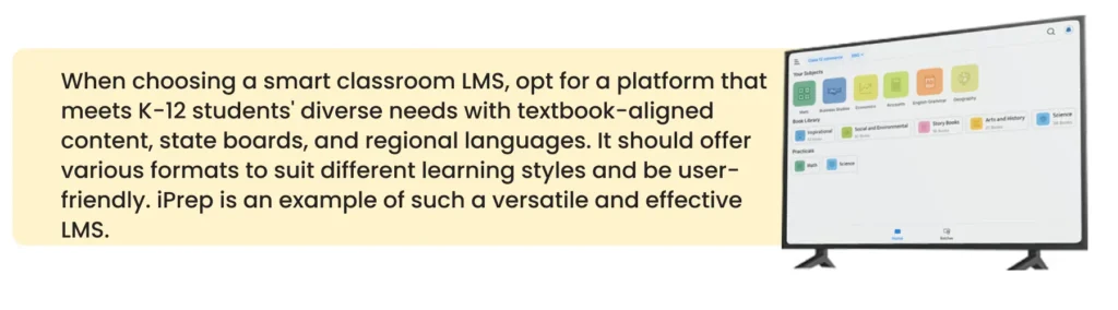 Buy a Smart Classroom Learning Management System (LMS) from iDream Education, designed to enhance digital learning in schools with offline reporting, user-friendly content, and seamless integration into existing classroom setups