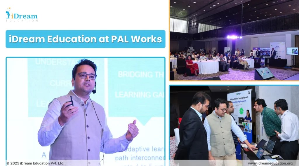 Rohit Prakash representing iDream Education at the PAL Works Launch 2025 event, a PAL Collective initiative