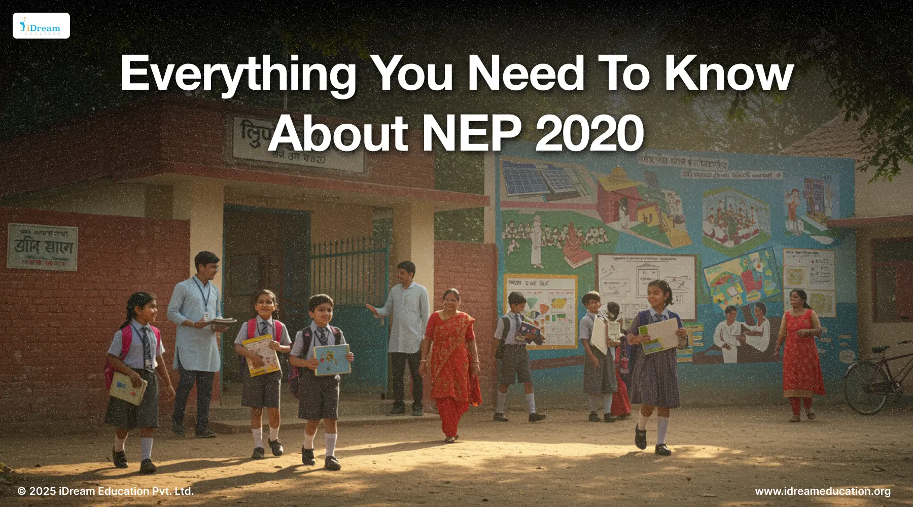 Cover image of a blog that guides readers to key details and insights about the National Education Policy (NEP) 2020