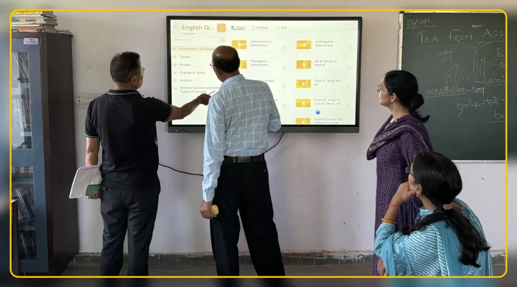 Teacher training session by iDream Education on effective use of smart class in Assam schools