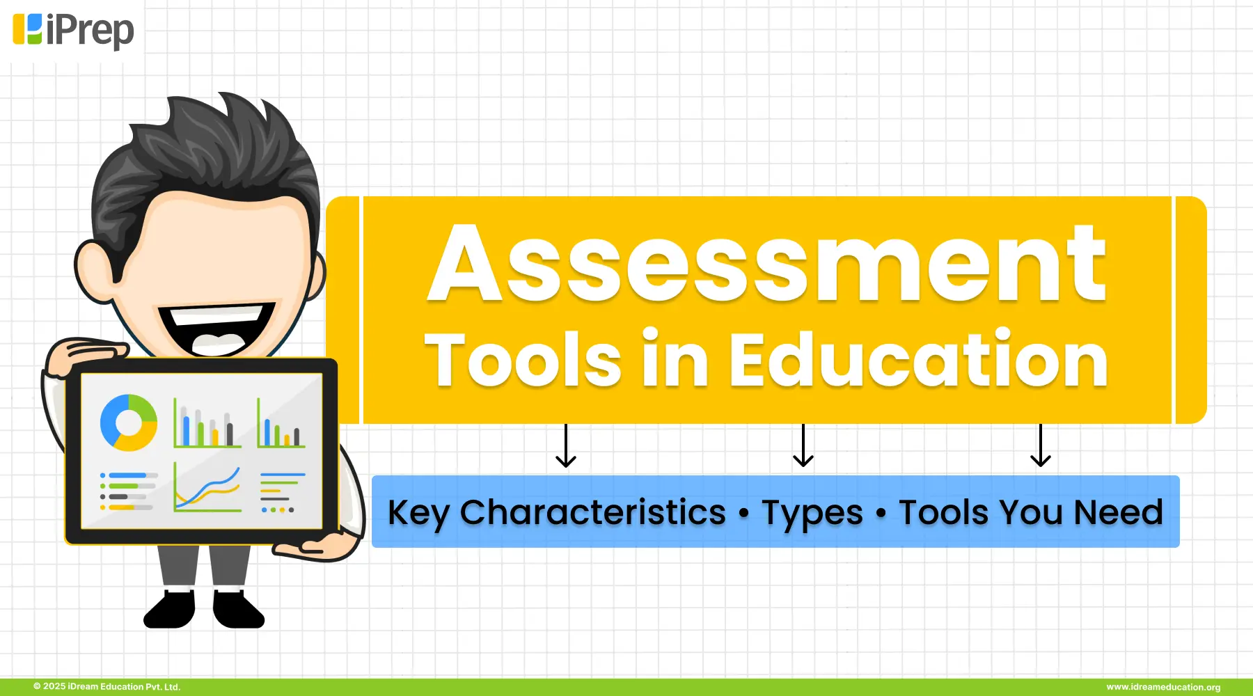 Cover image for a blog which is a guide on assessment tools in education