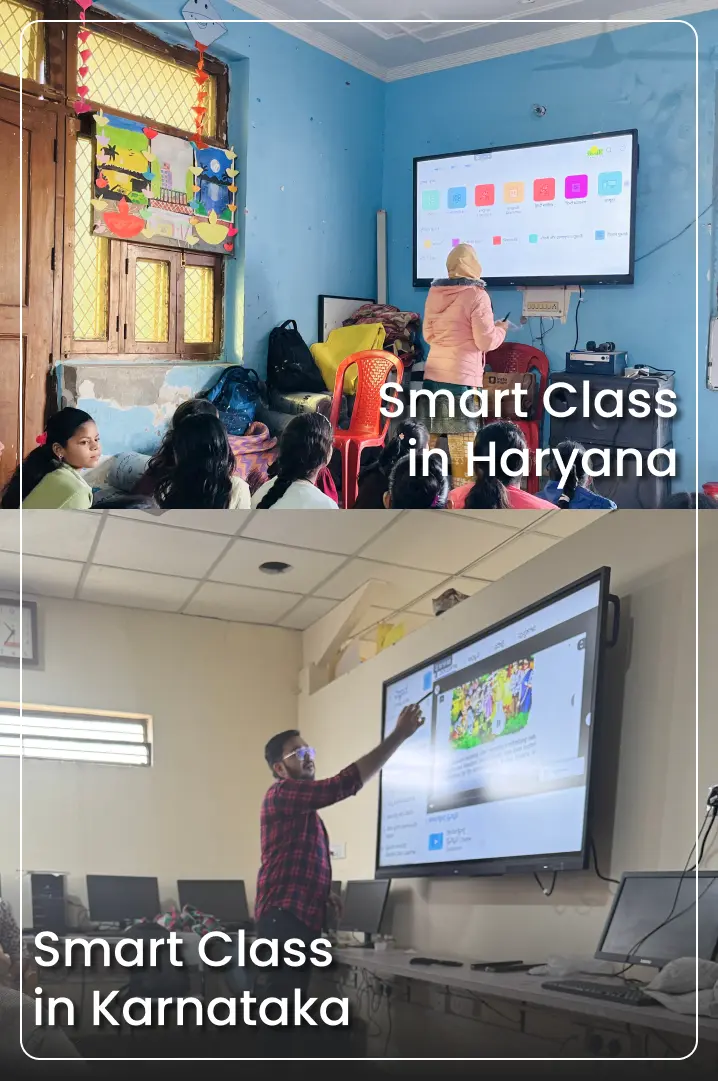 Smart Classes Implementation in Gurugram and Karnataka