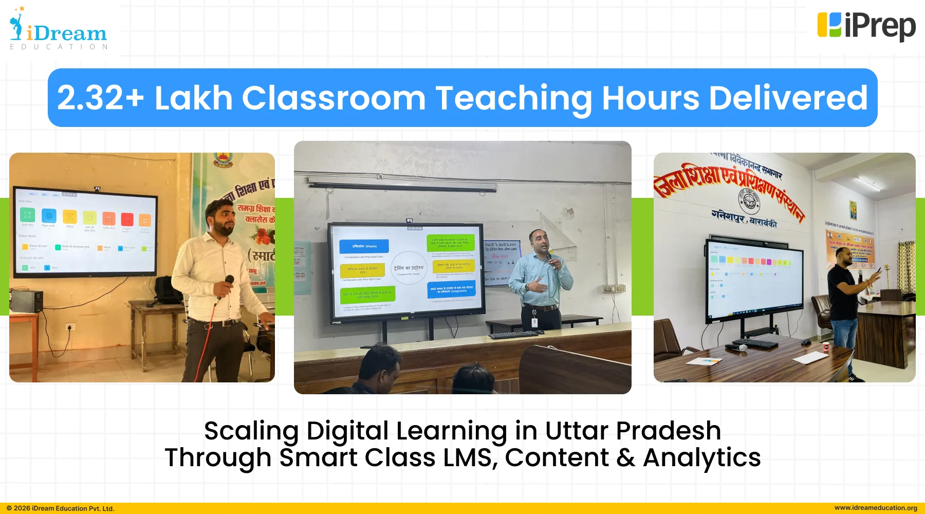 Know about UP smart classroom usage and impact with increased digital content access and improved classroom participation