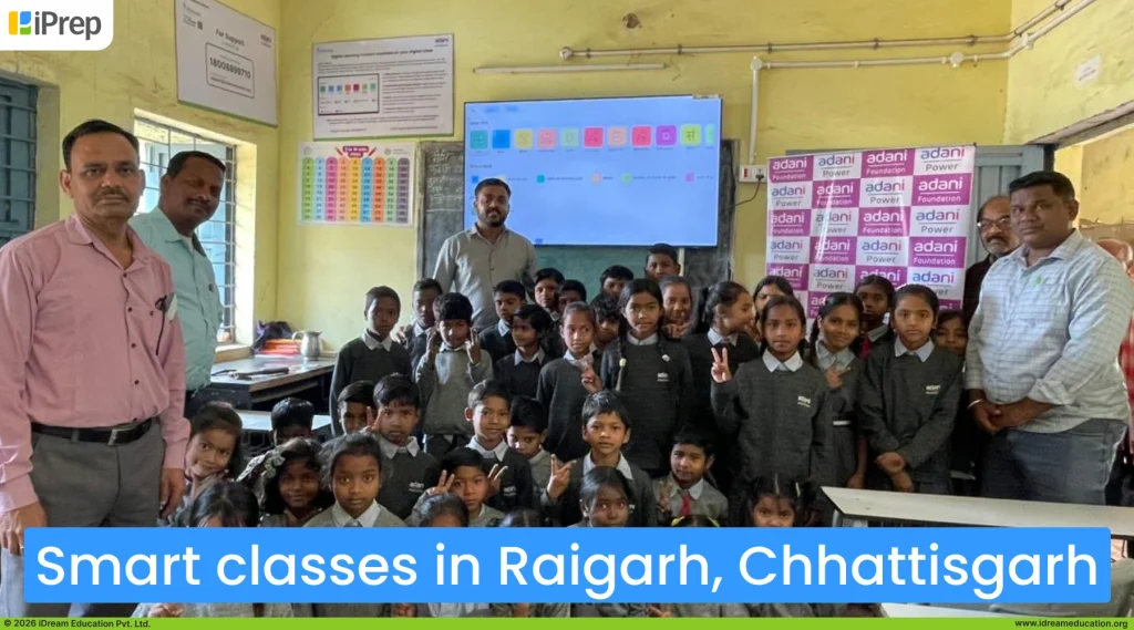 iPrep smart classes in Raigarh Classrooms