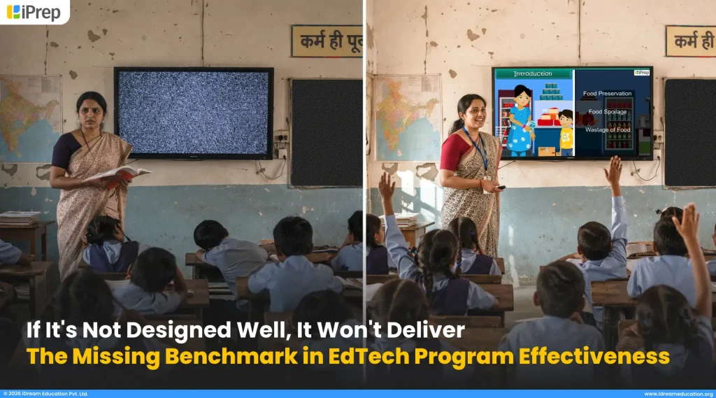What should be benchmarks for measuring edtech program effectiveness in education programs