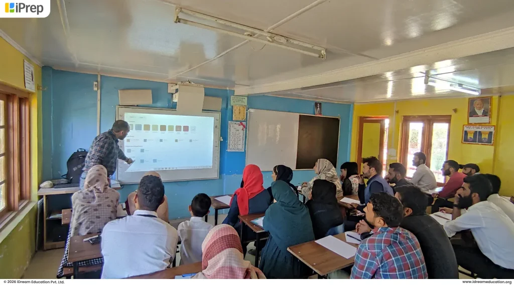 Teachers conducting classes through projector-based smart classroom setup in Kashmir Army Goodwill Schools